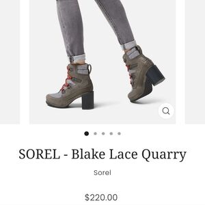 Sorel Blake Leather Lace Up Bootie